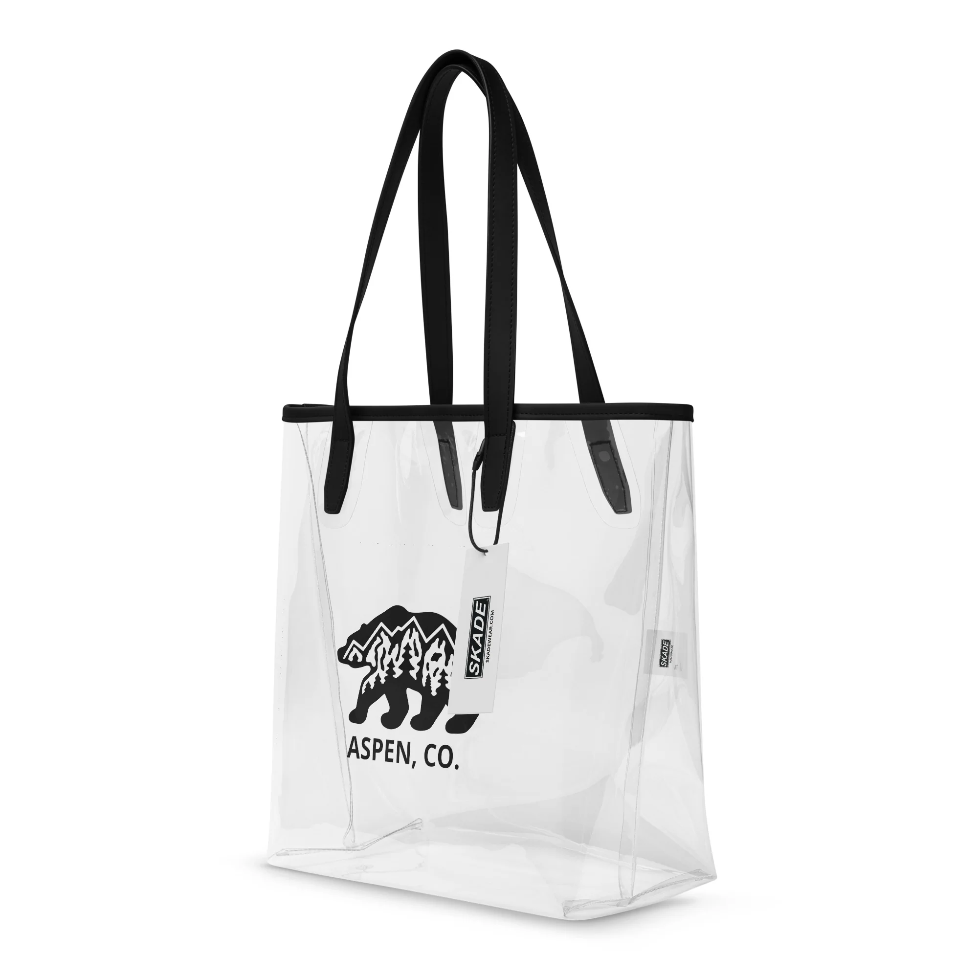 Clear Tote Bag – Aspen Bear - Image 4