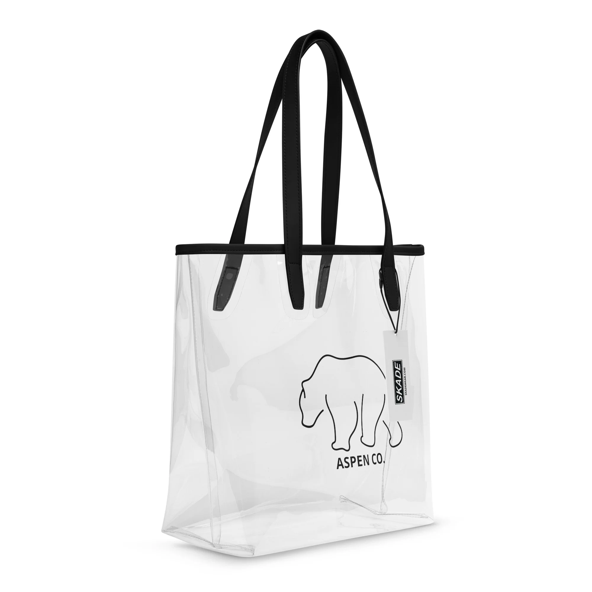 Clear Tote Bag – Aspen Bear Outline - Image 6