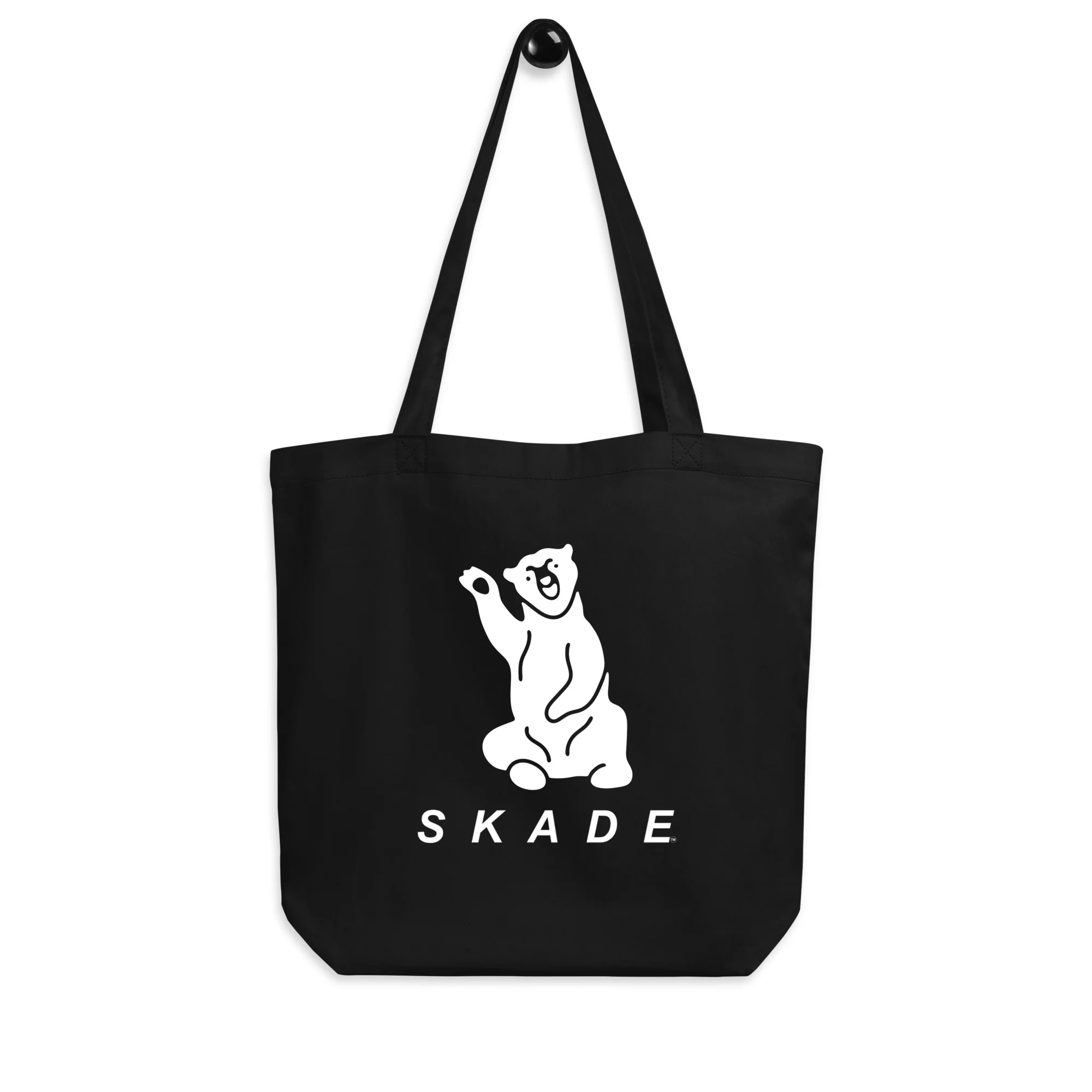 Eco Tote Bag – Waving Bear - Image 3