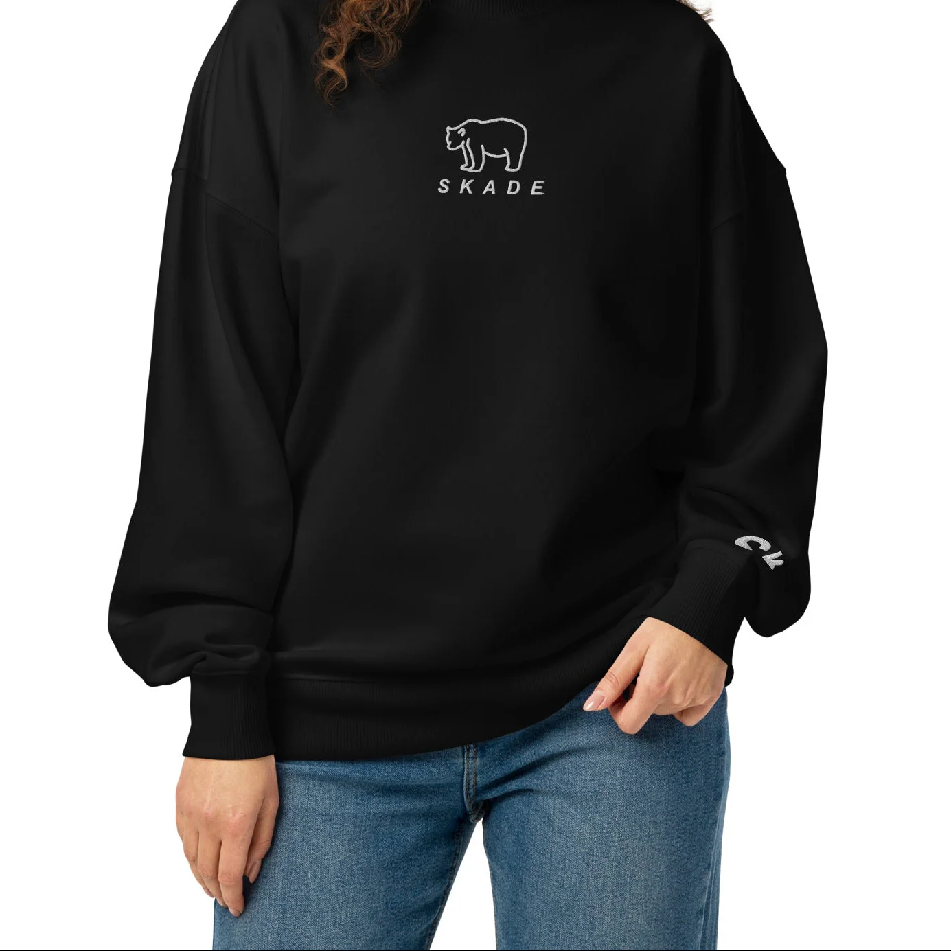 SKADE Glacier Oversized Sweatshirt – Organic Streetwear Edition - Image 6