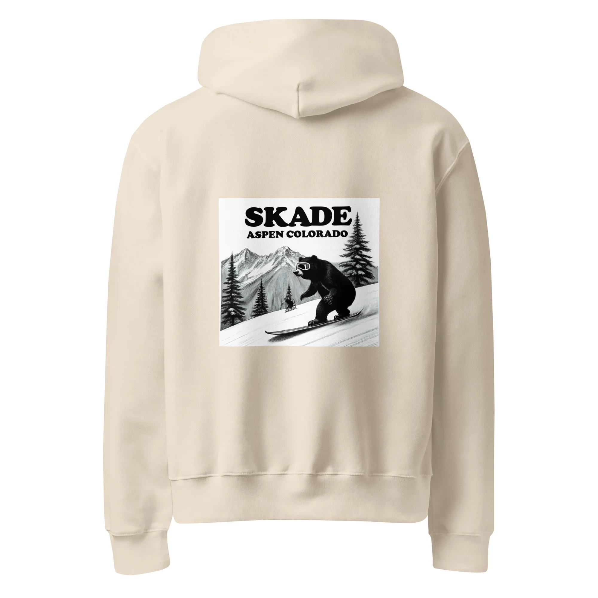 Skade Oversized Heavyweight Hoodie – Aspen Bear Rider - Image 22