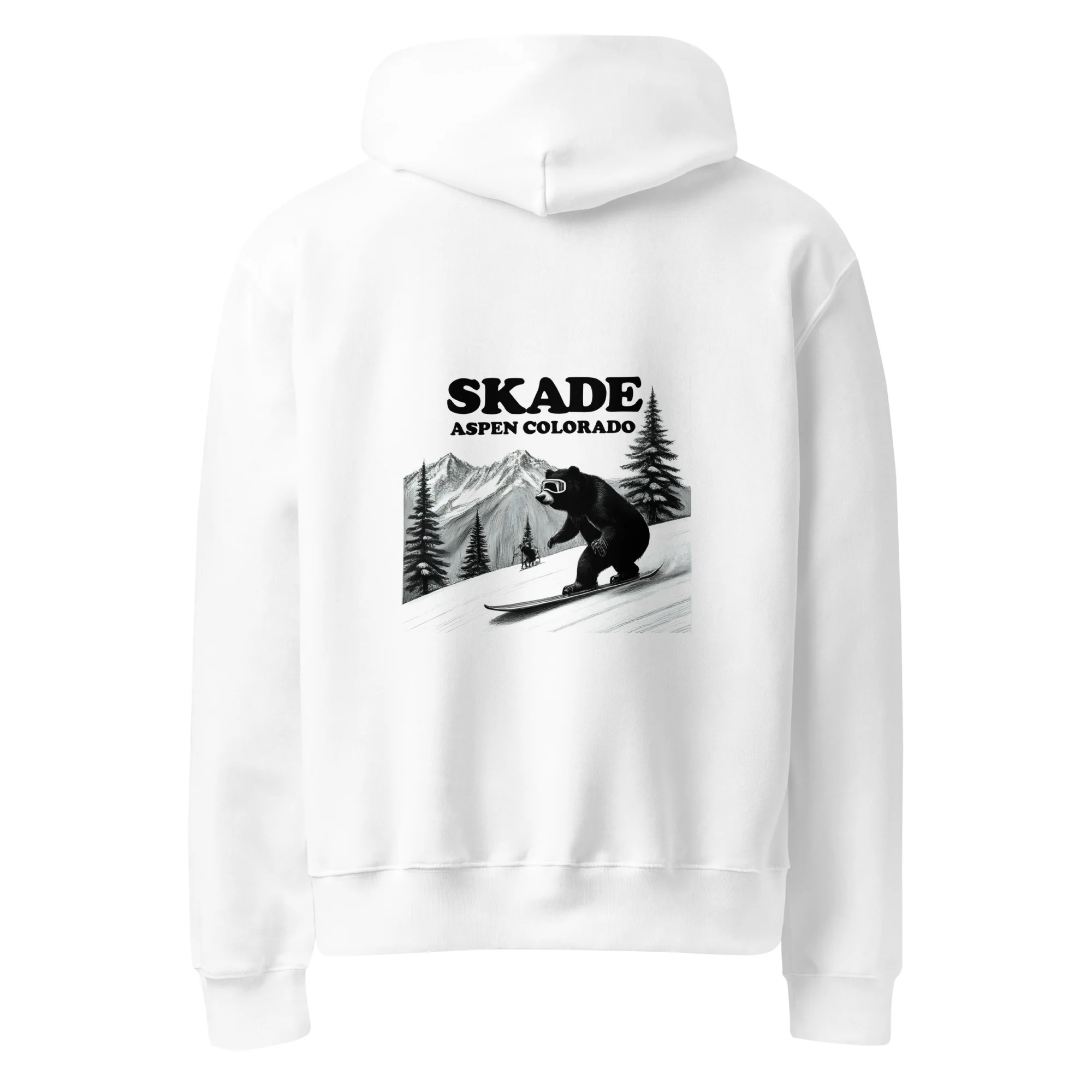 Skade Oversized Heavyweight Hoodie – Aspen Bear Rider - Image 26