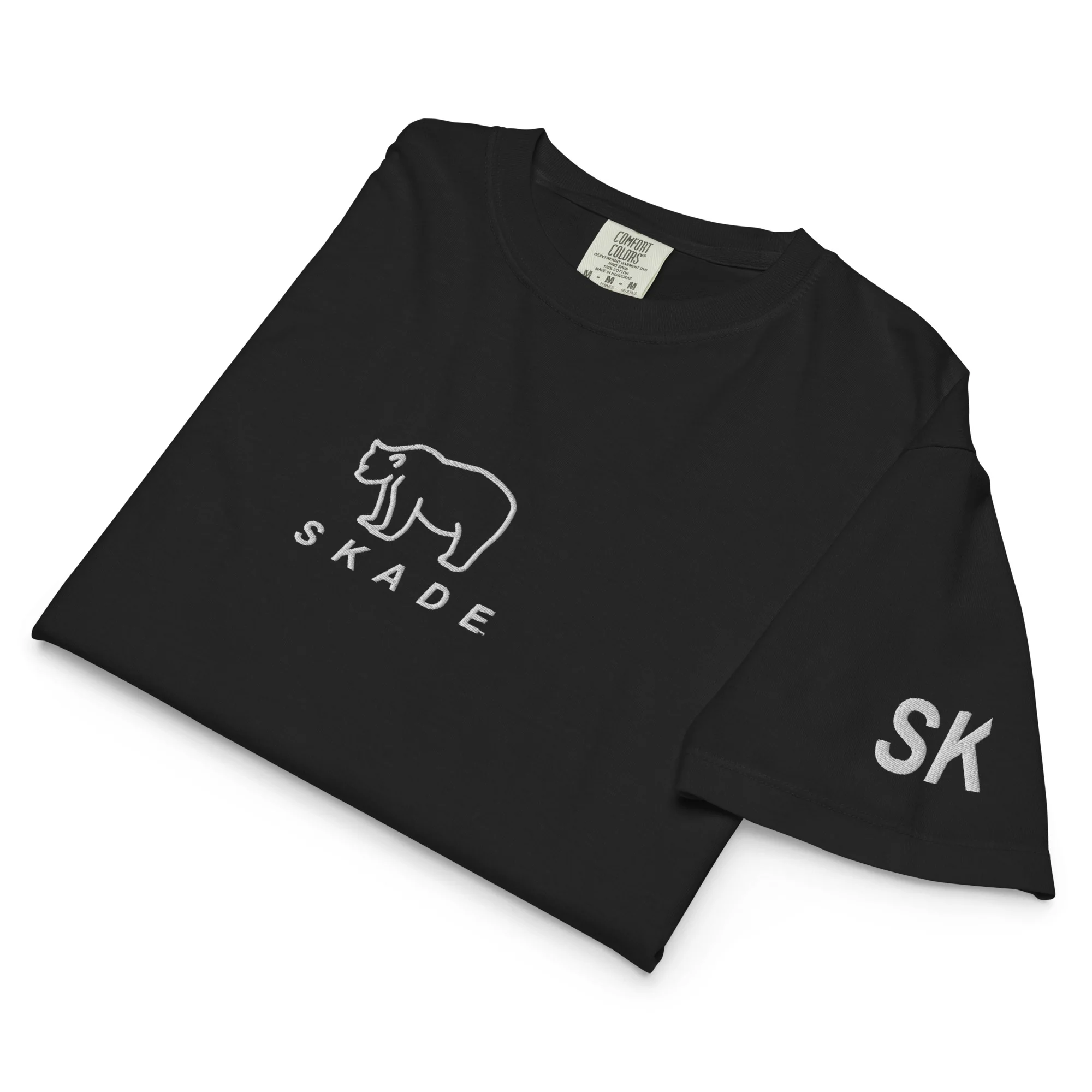 SKADE Women’s Heavyweight Boxy Tee – Bear Crest Edition - Image 4