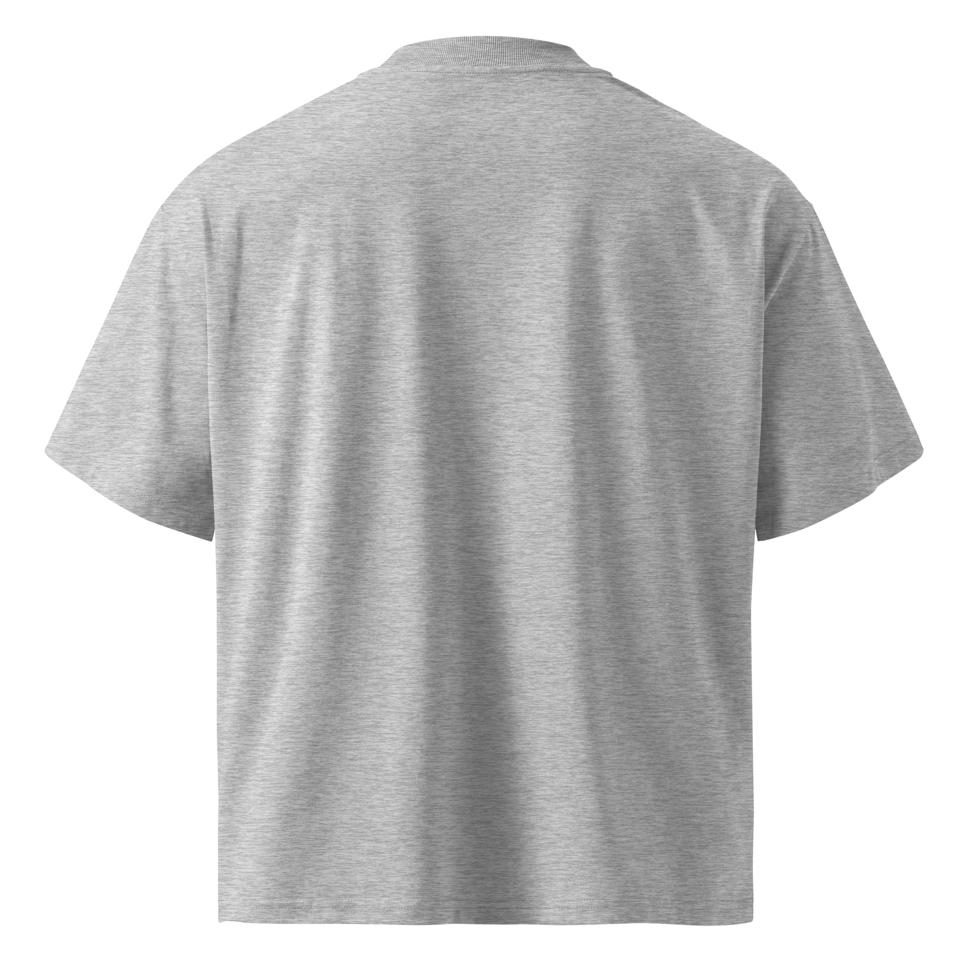 Unisex Organic Oversized High Neck T-shirt – 81611 Embroidered - Image 13