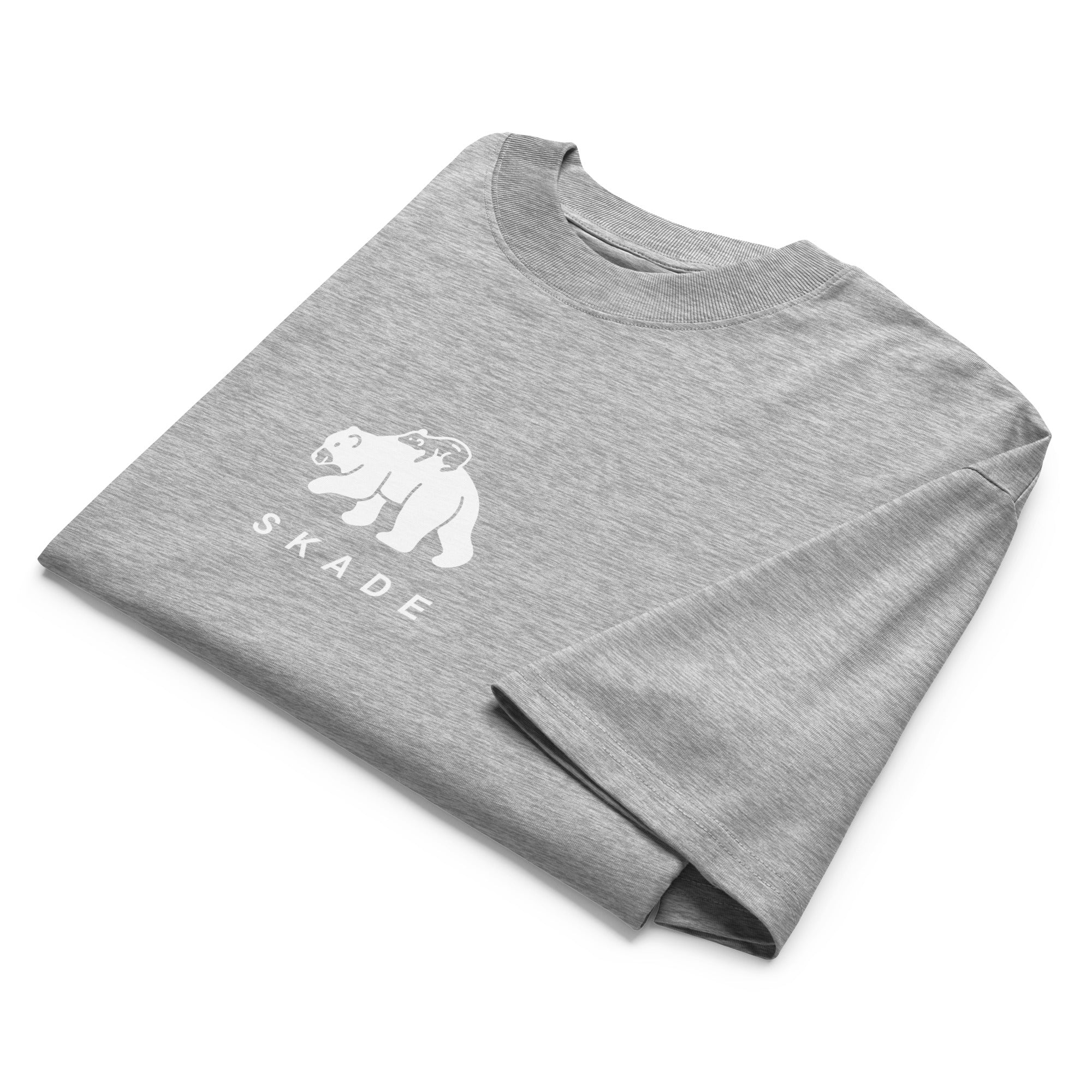 Unisex Organic Oversized High Neck T-shirt – Mama Bear & Cub - Image 5