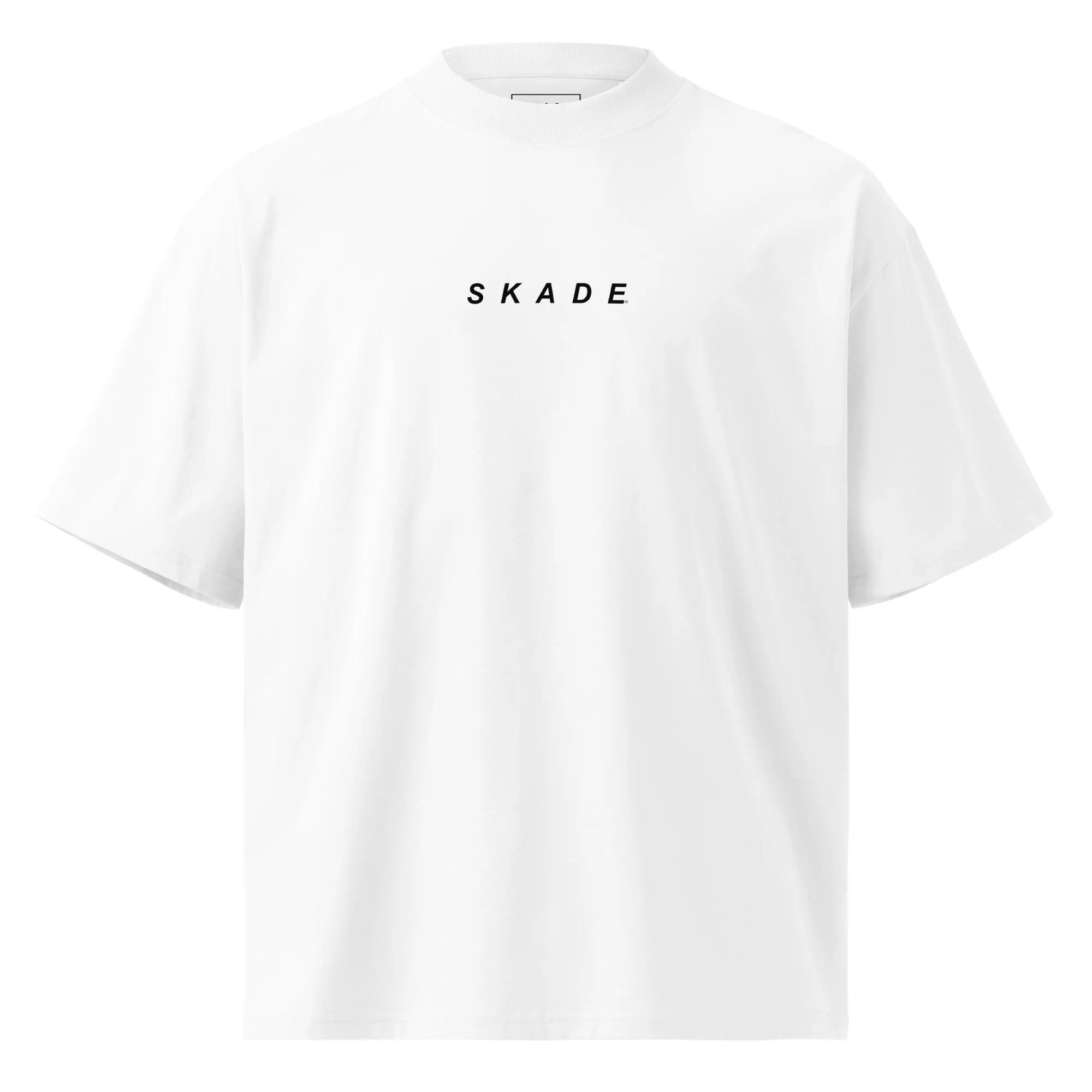 Unisex Oversized Organic Tee – Yes We Cat (High Neck) - Image 13