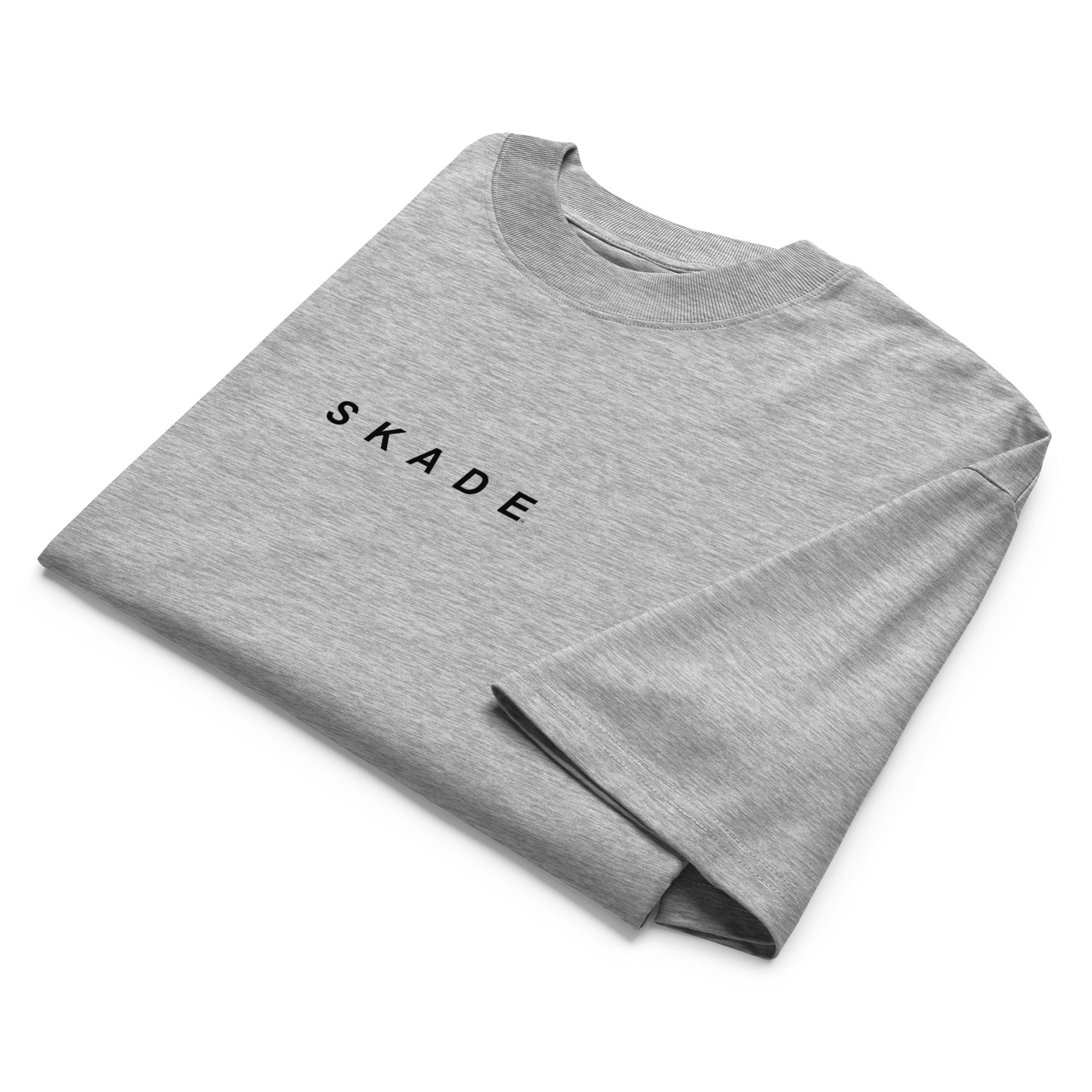 Unisex Oversized Organic Tee – Yes We Cat (High Neck) - Image 4